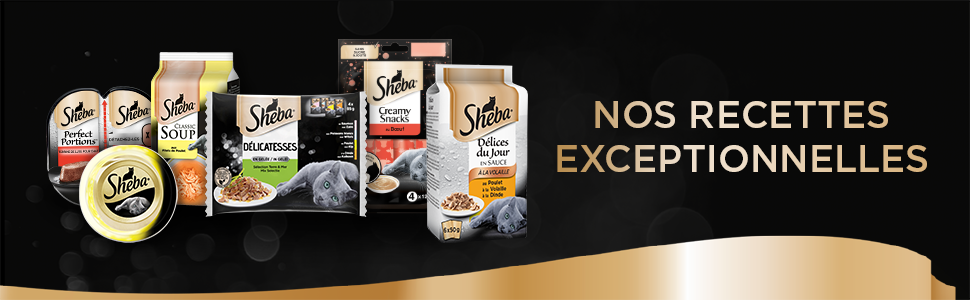 Sheba recettes exceptionnelles