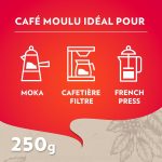 Lavazza Il Mattino café moulu 4 x 250 g